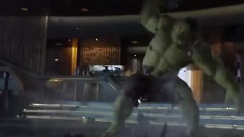 It was Loki who was beaten by the Hulk last time. This time he changed.