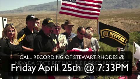 Friday April 25, 2014 @ 7:33pm - DRONE STRIKE REPORT - Stewart Rhodes @ NV Rep Michele Fiore's Home