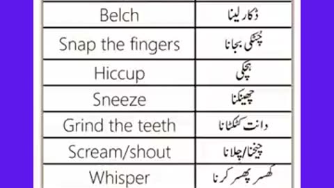 English To Urdu Sentences #englishtourdu #youtubeshorts #ytshort #englishshortsentences