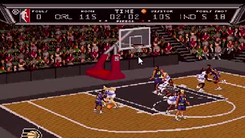 NBA Action 94 Genesis rom, I spent plenty of time at the foul line