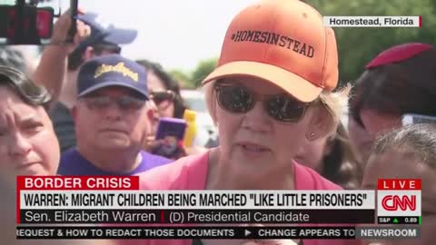 Warren visits Florida migrant shelter ahead of debate