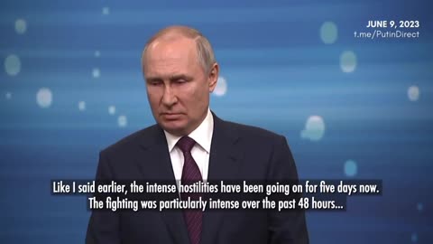 PUTIN:UKRAINE OFFENSIVE HAS STARTED AND IT IS FAILING.