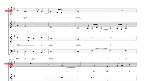 Sicut Cervus (Palestrina) Practice Track: SOPRANO Predominant