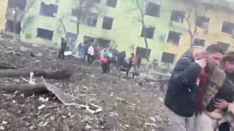 Children Trapped After Mariupol Hospital Bombed