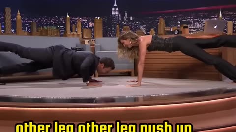 Super Model Gisele Bundchen vs. Jimmy Fallon_ Epic Plank Challenge on The Tonight Show