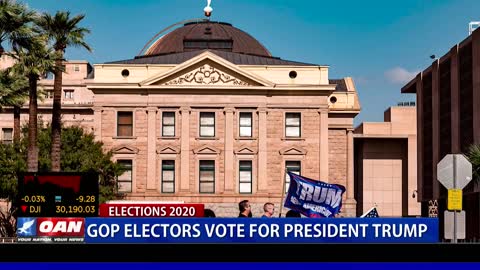 GOP electors vote for President Trump