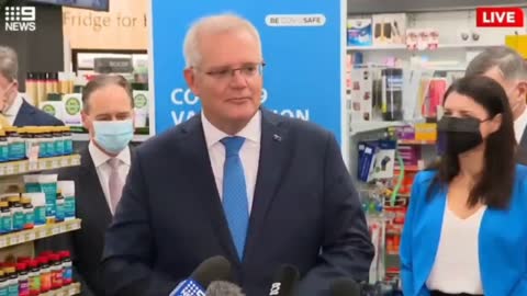 Australian prime minister Scott Morrison describing citizens as sheep.