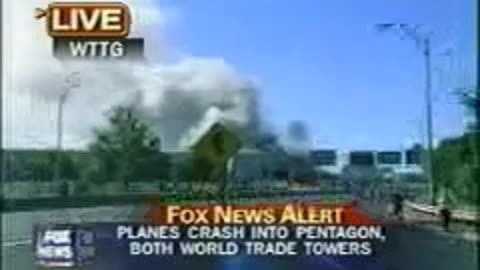 'Reporter's mic cut off after saying a "US Air 737" at Pentagon on 9/11' - 2008