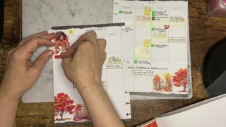 November monthly plan with me in classic vertical happy planner