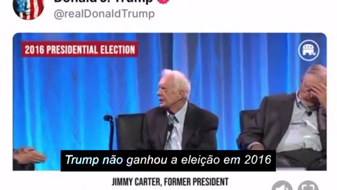 Trump: 10 minutos de Democratas negando resultados eleitorais