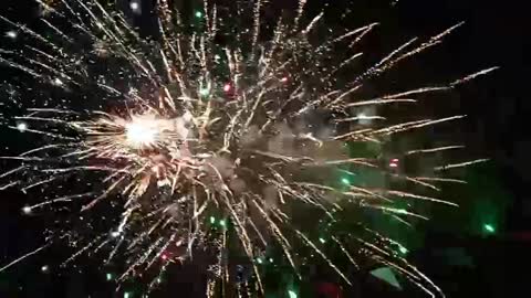 Fireworks at Dharavandhoo