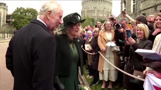 Public wish King Charles well after Easter appearance