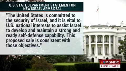 U.S. approves emergency $106M arms sale to Israel