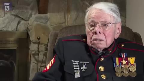A 100-year-old-veteran breaks down crying: "The things we did, and the things we fought for ... it's all going down the drain"
