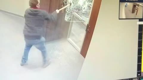 TERRIFYING Video Shows Man Attack A Republican Senator's Office In North Dakota