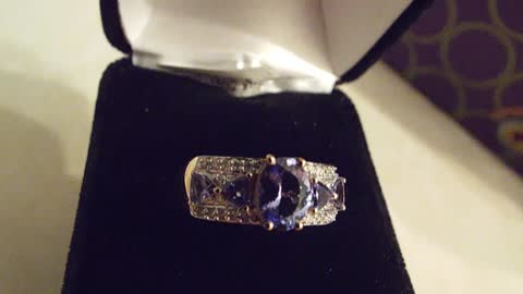 Tanzanite, Gold And Diamonds...