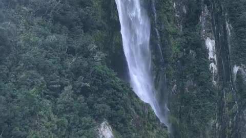 Waterfall view from river