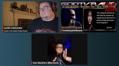 Brett Keane Live with Satanist LeGivorden