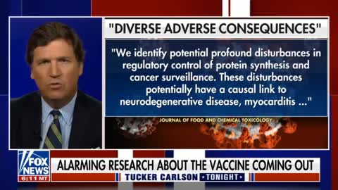 Tucker just went SCORCHED earth on vaccine harm and VAIDS