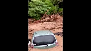 Storm ruins hot spring hotel in southern Japan