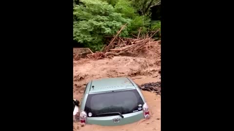 Storm ruins hot spring hotel in southern Japan