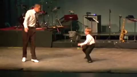 Dance Showdown Between Toddler and Seasoned Pro