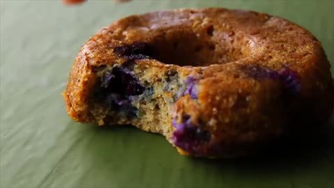 Homemade Banana Bread and Blueberry Donuts Gone In Seconds!