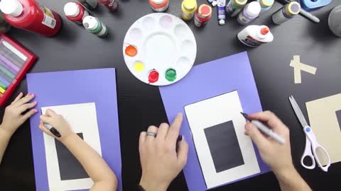 Explore the mysteries of painting with children