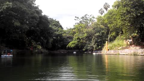 Paddle boat ride in Chapultepec Park in Cuernavaca, Mexico