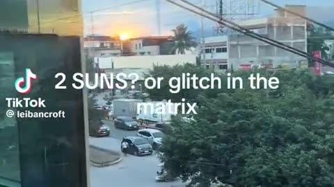 2 suns or matrix glitch