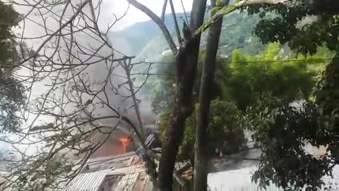 Incendio consume casas en el Norte de Bucaramanga