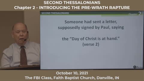 Second Thessalonians Chapter 2, Introducing the Pre-Wrath Rapture