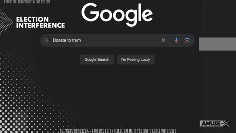 ELECTION INTERFERENCE: Google is blocking searches related to donating to Trump...