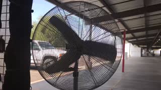 Air Master stand fan at Mesa Market Place.