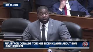 Rep. Donalds Torches Biden Claims About Son Hunter