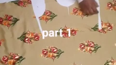 Cute gathered umbrella frock cutting trick tutorial in an easy way