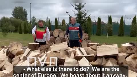 Absolutely EPIC trolling by Belarus president Lukashenko, who is getting fire wood ready