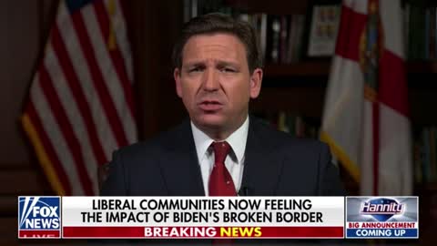 Gov. Ron DeSantis on migrants being sent to Martha's Vineyard: "It was clearly voluntary..."