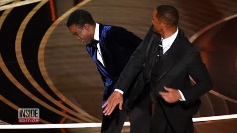 Will Smith slaps Chris Rock at the 2022 Oscars😱🤯🤯 (1080p HD)