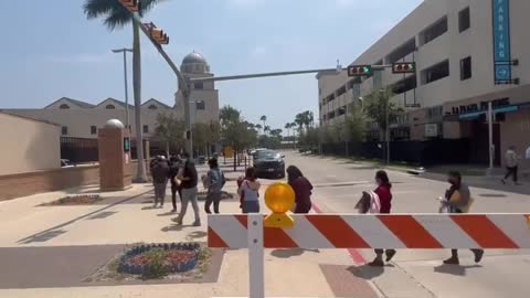More mass releases of single adult migrants from federal custody in downtown Brownsville, TX
