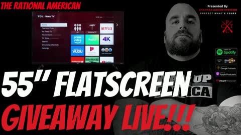 55" Flatscreen Giveaway LIVE