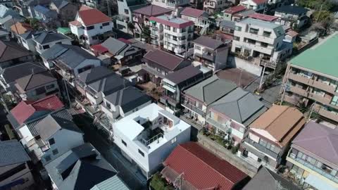 Multi-Level Japanese House With A Central Courtyard