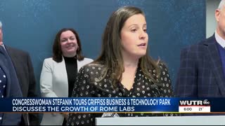 WUTR Highlights Rep. Stefanik's Visit To Rome Lab. 02.17.22.