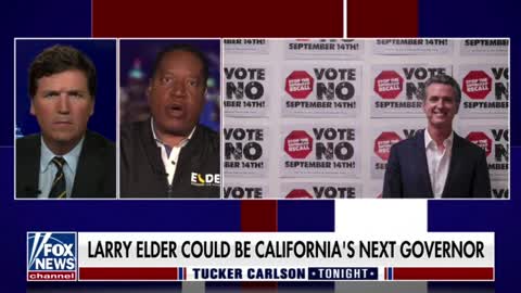 Larry Elder talks to Tucker Carlson ahead of tomorrow’s recall election in California