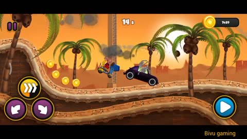 Matu Patlu in Egypt। Most Popular Game। Matu Patlu Speed Racing Game..। #Bivugaming #motu #Patlu