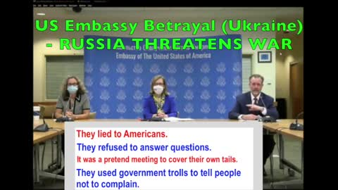 Emergency Meeting by US Embassy for Ukraine & Russia war