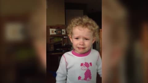 Little Girl Cries Because Daddy Tells Her She Can't Have Beer