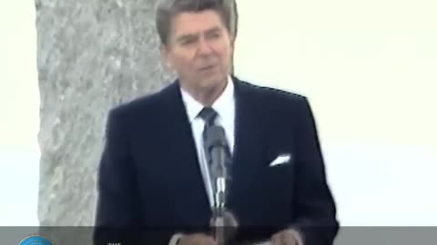 President Ronald Reagan Commemorating 40th Anniversary of D-Day