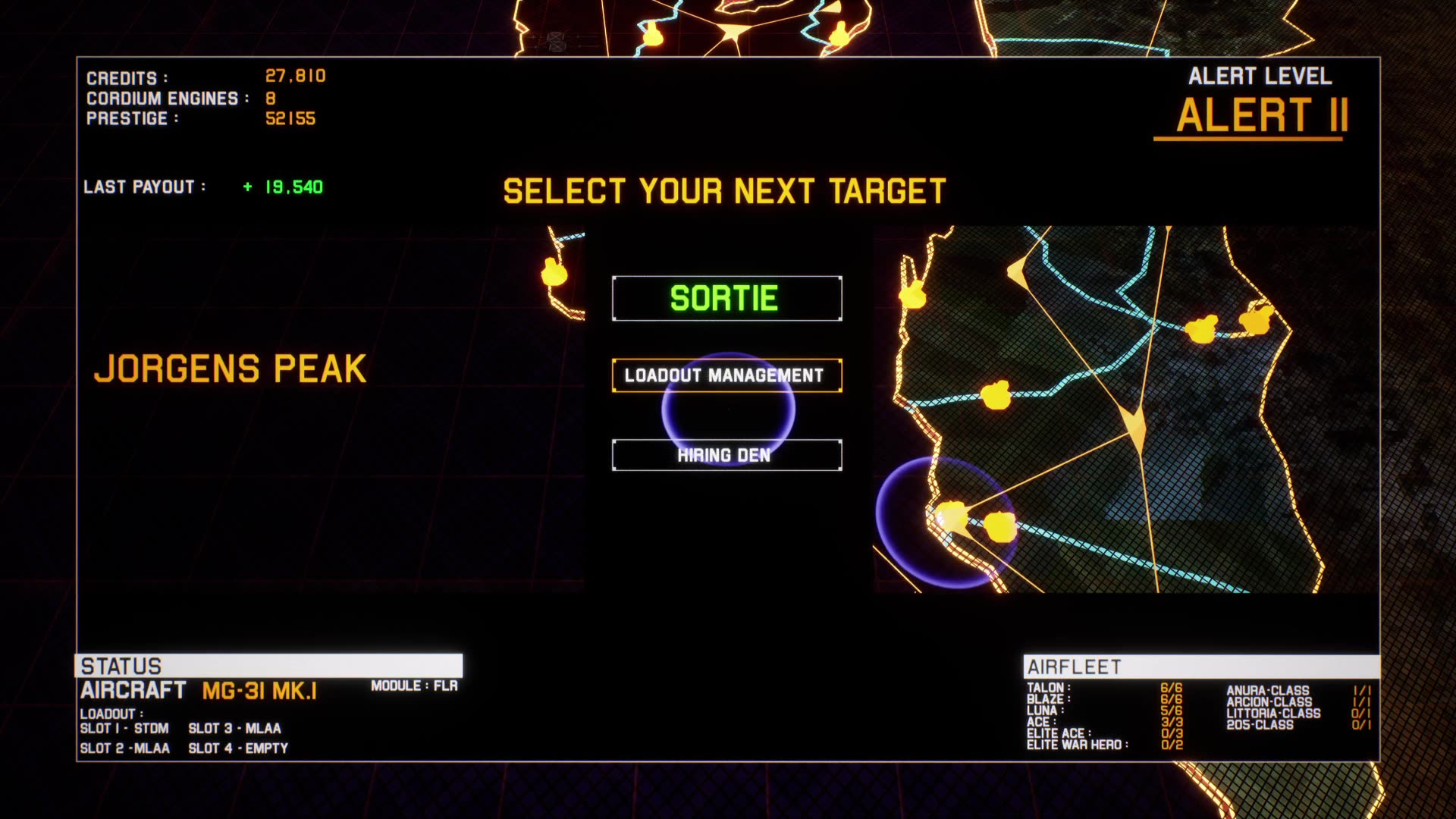 Project Wingman Conquest Mode, Mission 20, Normal, 0.5x alert modifier