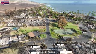 DAY AFTER FIRE FOOTAGE_ 4K Drone Lahaina Maui Fire - Longest & Most Detailed Aerial View